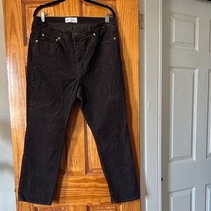 GAP Brown Corduroy Straight Leg Pants